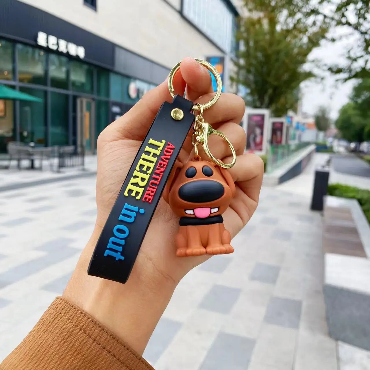 Dug's Special Mission 'Dug' Keyring Silicone Keychain