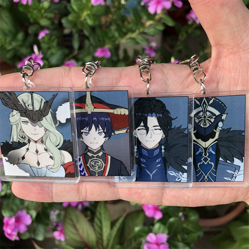 Genshin Impact 'Paimon' Keyring Acrylic Keychain