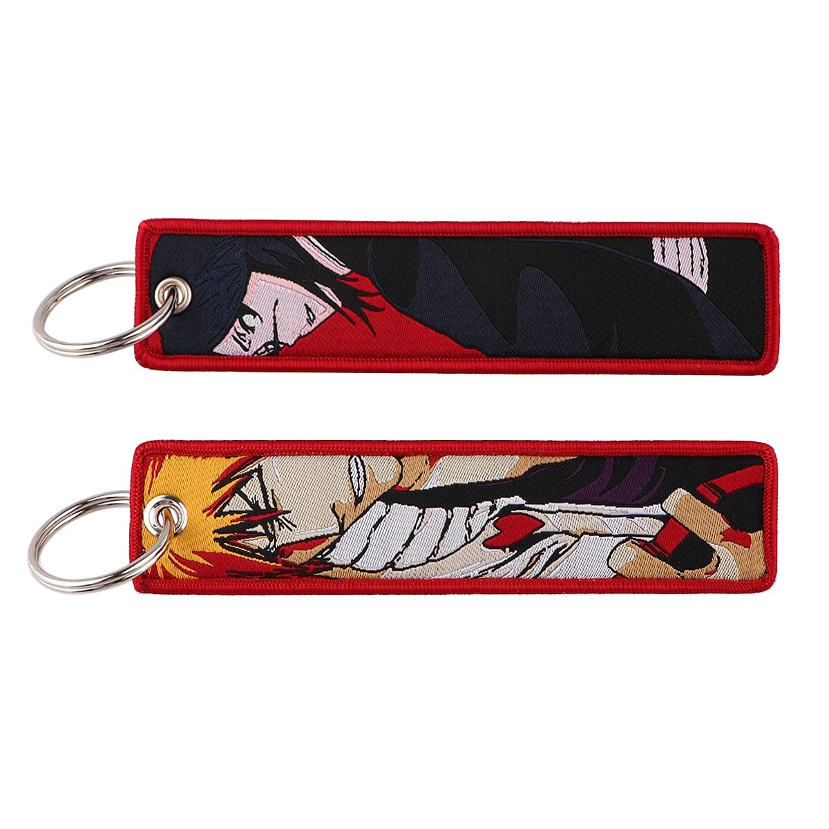 Bleach 'Ichigo x Rukia' Embroidered Keychain