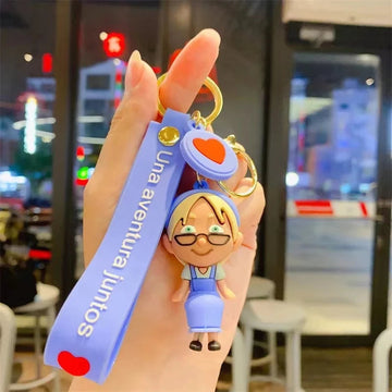 UP 'Ellie Fredricksen' Keyring Silicone Keychain