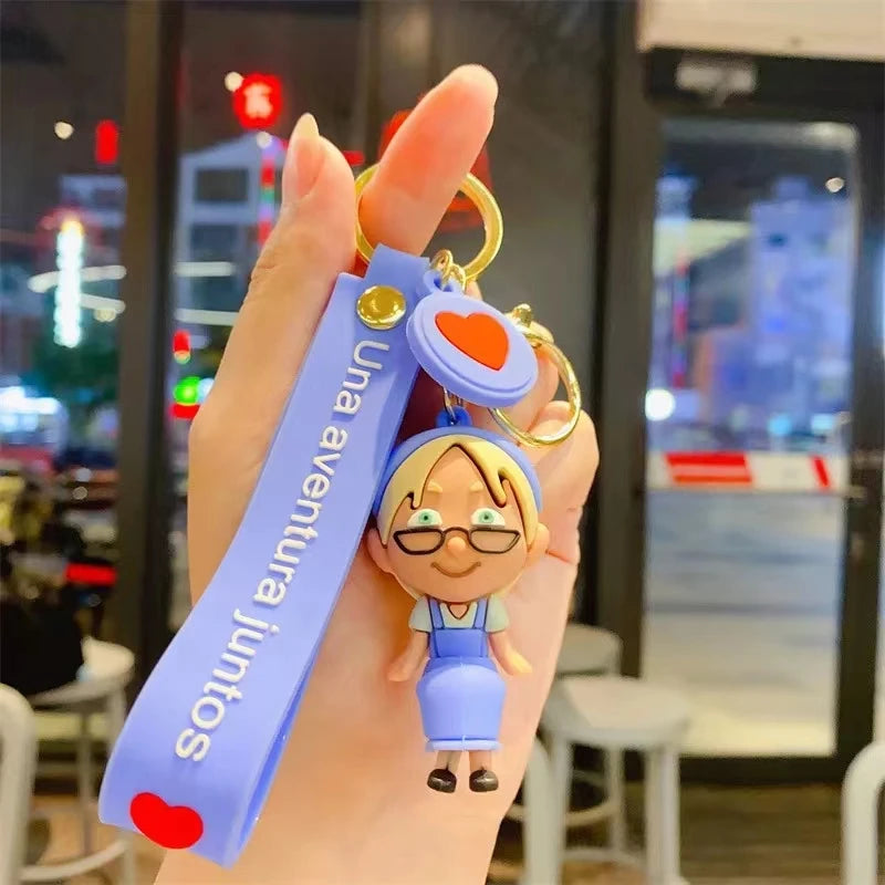 UP 'Ellie Fredricksen' Keyring Silicone Keychain