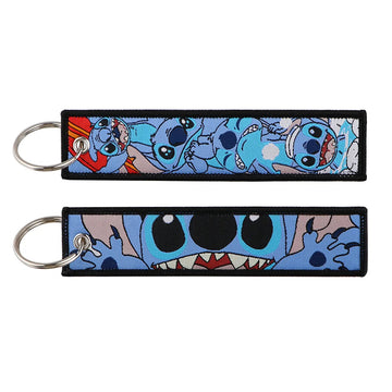 Lilo & Stitch 'Multiple Stitch' Embroidered Keychain