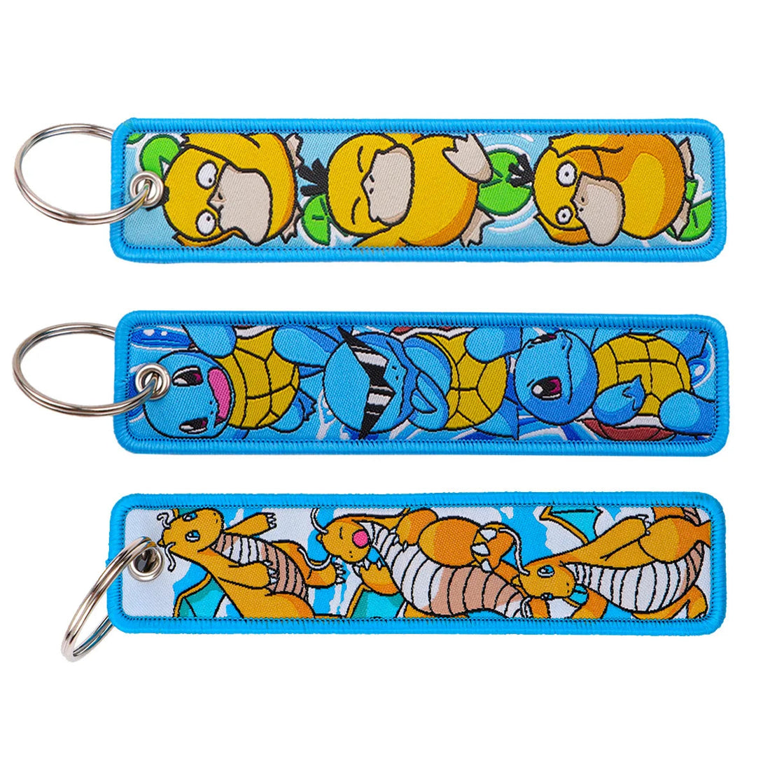 Pokemon 'Kawaii Serpentine Rayquaza' Embroidered Keyring Keychain