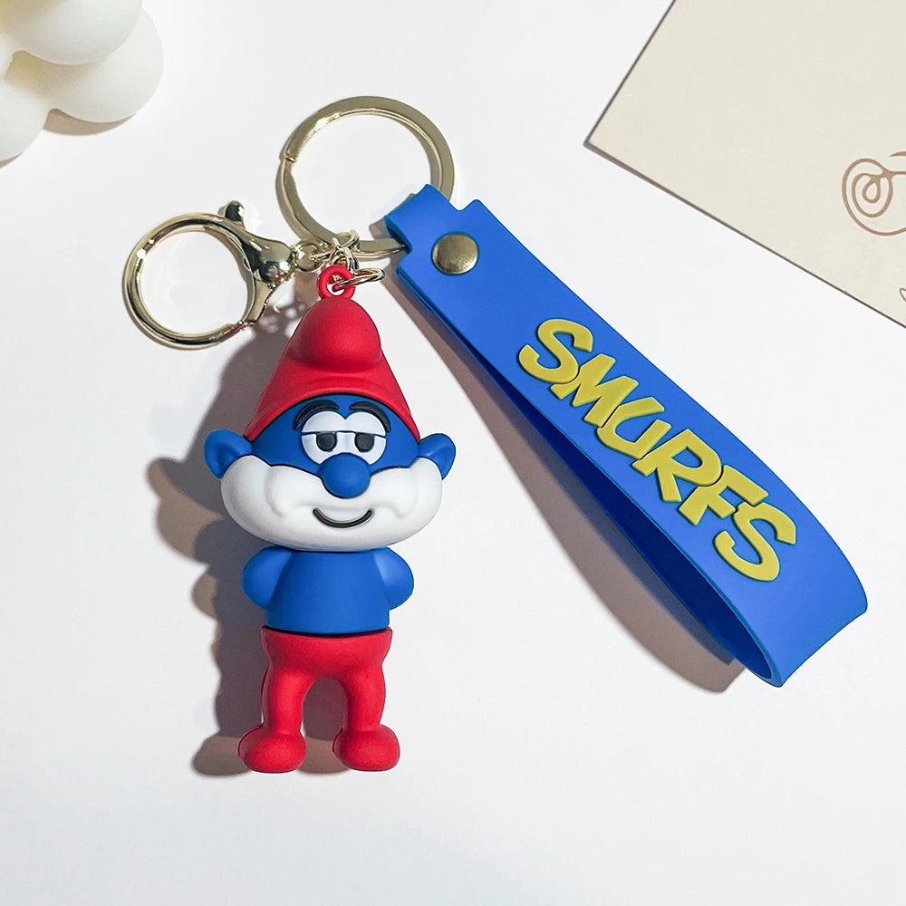 The Smurfs 'Papa Smurf' Keyring PVC Keychain
