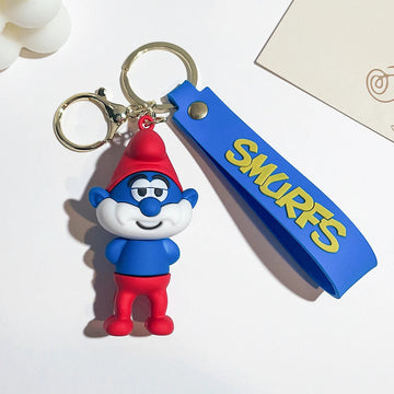 The Smurfs 'Papa Smurf' Keyring PVC Keychain