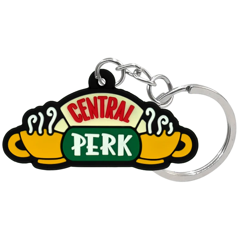 FRIENDS 'Central Perk' Keyring Silicone Keychain
