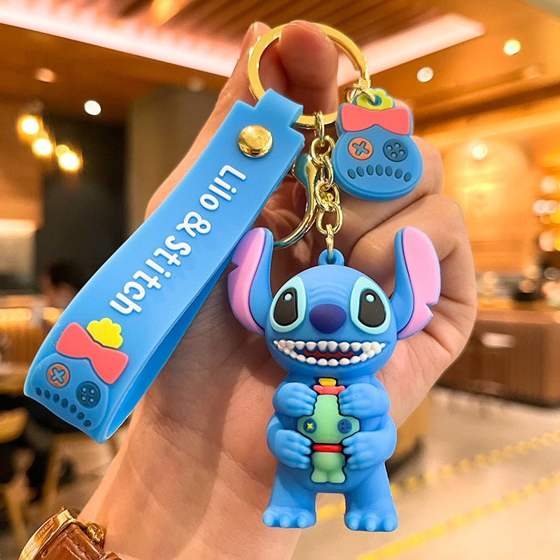 Lilo & Stitch 'Stitch | Doll' Keyring Silicone Keychain