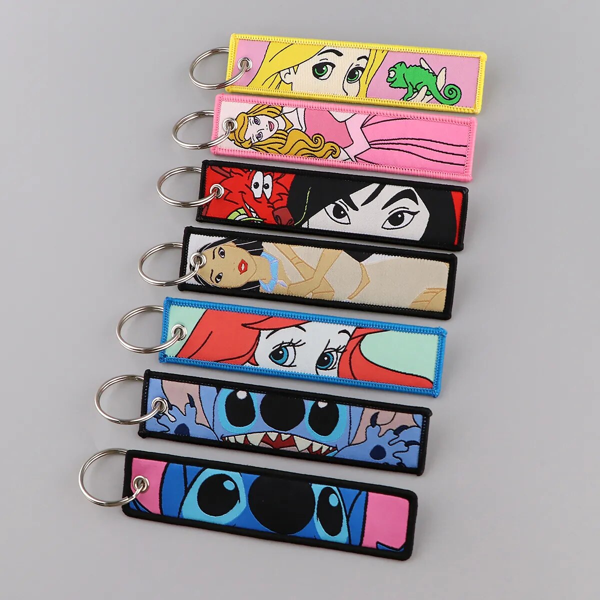 Lilo & Stitch 'Multiple Stitch' Embroidered Keychain