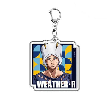 JoJo's Bizarre Adventure 'Weather Report' Keyring Plastic Keychain