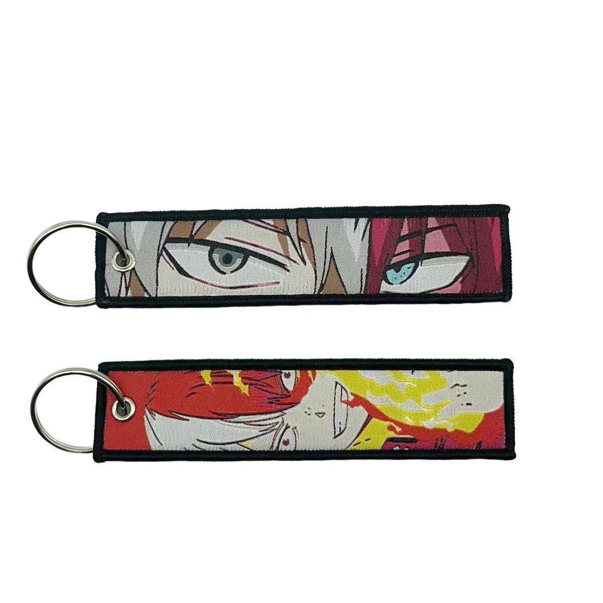 My Hero Academia 'Shoto Todoroki' Embroidered Keychain