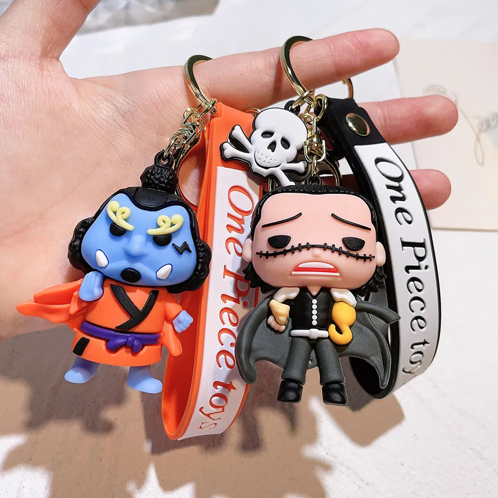 One Piece 'Crocodile' Keyring Silicone Keychain