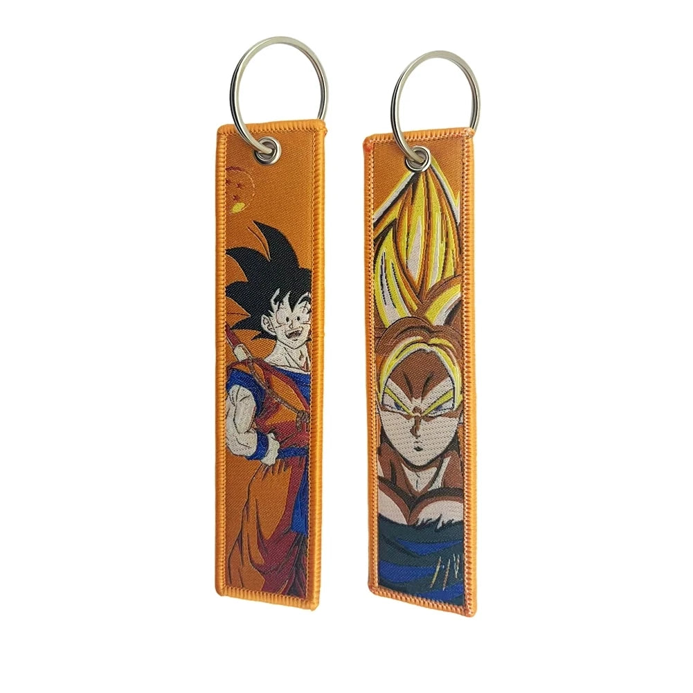 Dragon Ball Z 'Goku Super Saiyan' Embroidered Keychain