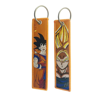 Dragon Ball Z 'Goku Super Saiyan' Embroidered Keychain