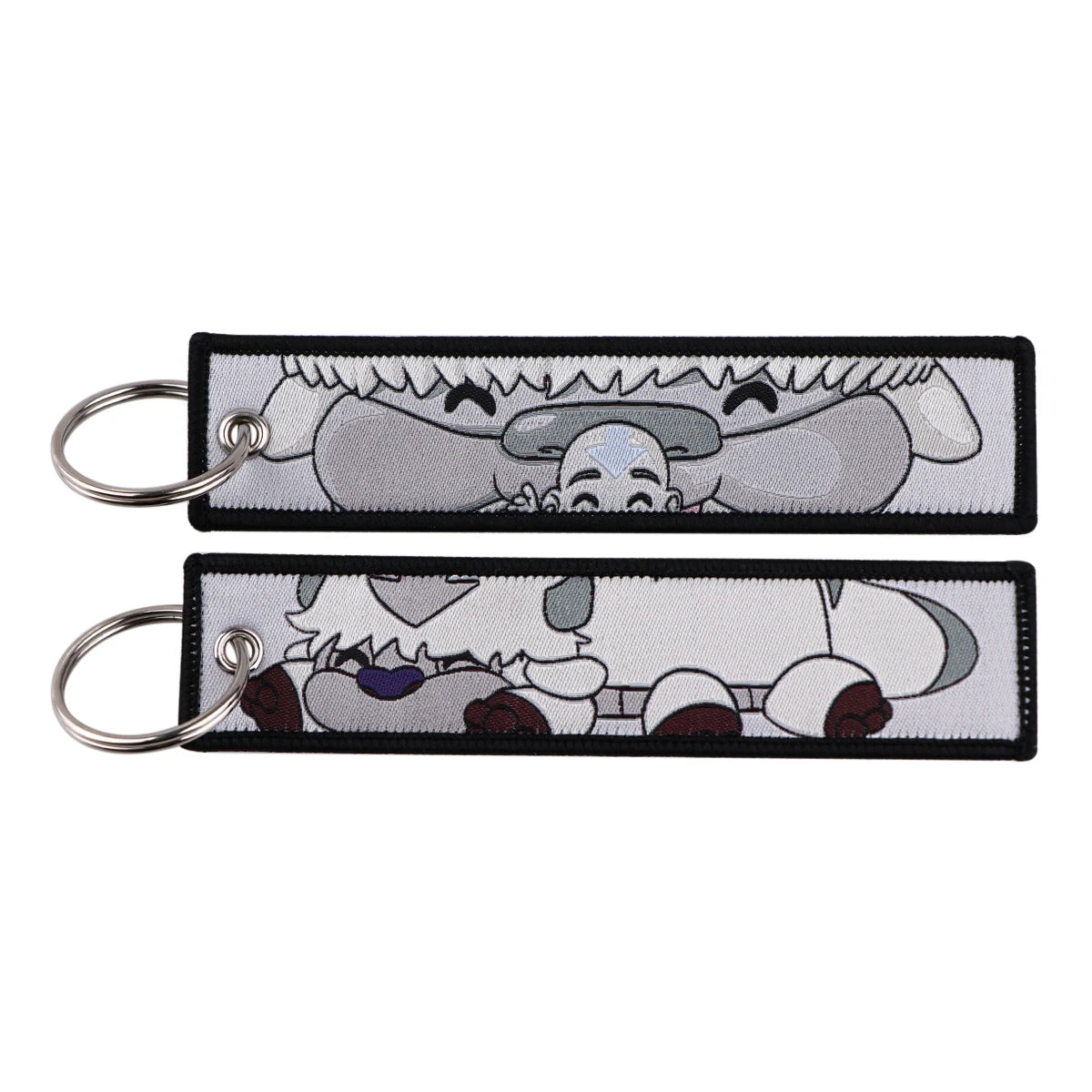 Avatar: The Last Airbender 'Appa' Embroidered Metal Keychain