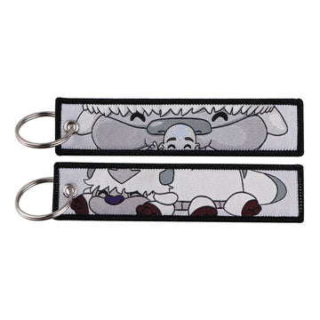 Avatar: The Last Airbender 'Appa' Embroidered Metal Keychain