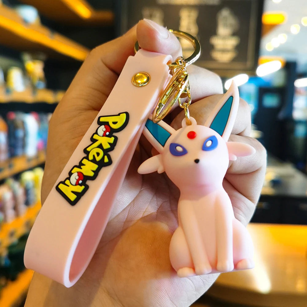 Pokemon 'Espeon' Keyring Rubber Keychain