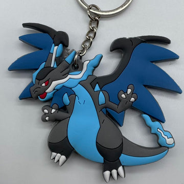Pokemon 'Mega Charizard' Keyring Rubber Keychain