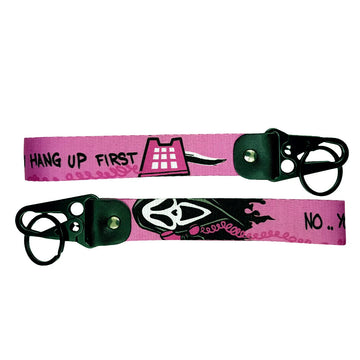 Horror Villain 'Ghostface' Wrist Lanyard Keyring Clip Keychain