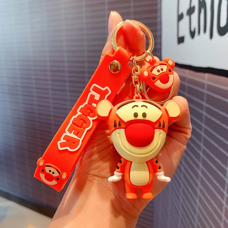 Winnie the Pooh 'Happy Tigger' Keyring PVC Keychain
