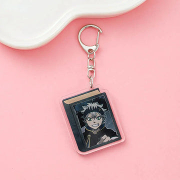 Black Clover 'Asta | Book' Keyring Acrylic Keychain