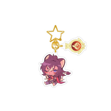 Genshin Impact 'Dehya' Keyring Plastic Keychain