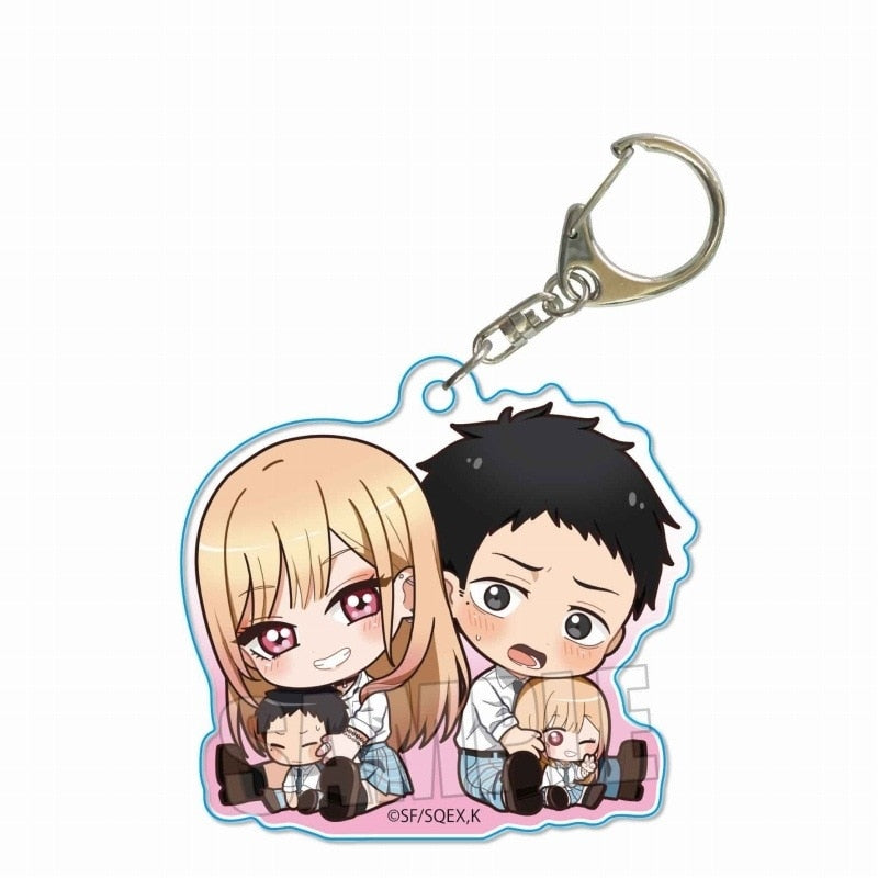 My Dress-Up Darling 'Kitagawa Marin and Gojou Wakana' Keyring Resin Keychain