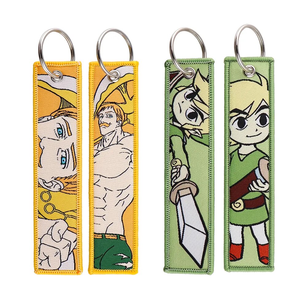 The Seven Deadly Sins 'Escanor' Embroidered Keychain