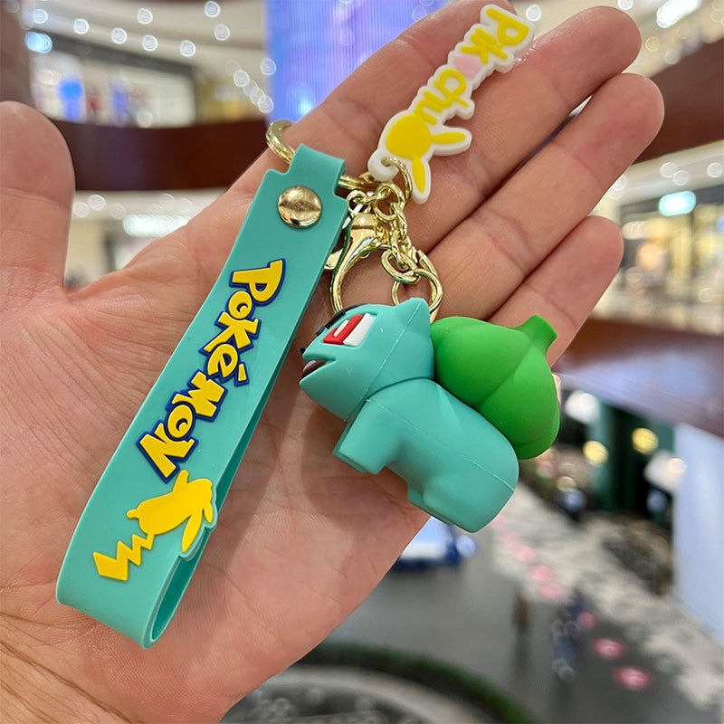 Pokemon 'Bulbasaur' Keyring Rubber Keychain