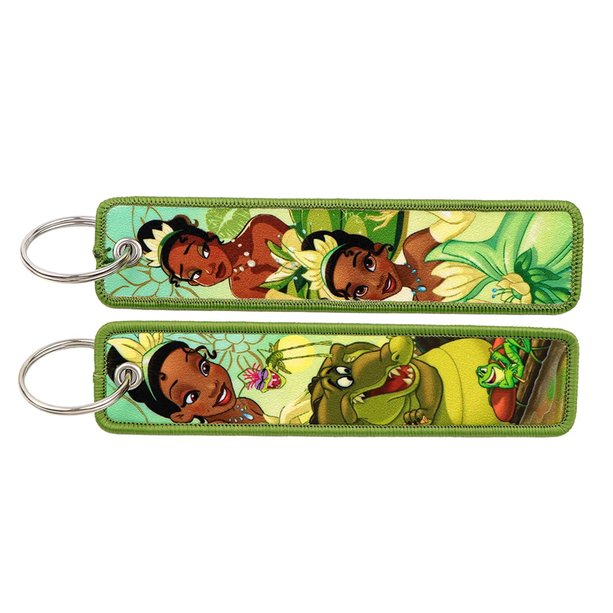 The Princess and the Frog ‘Tiana' Embroidered Keyring Keychain