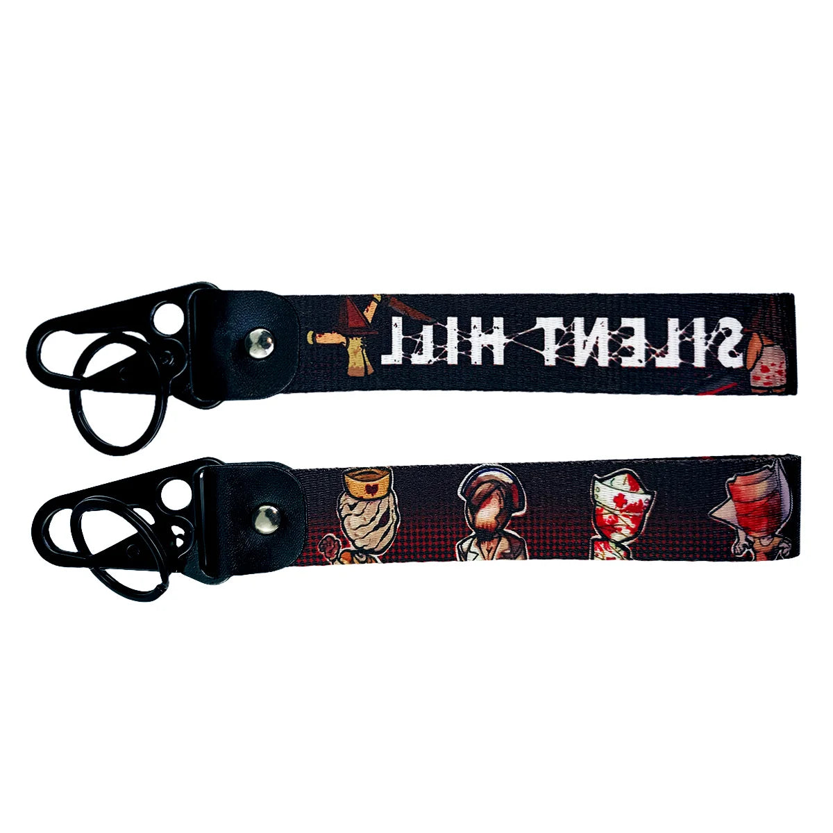 Horror Series 'Silent Hill' Wrist Lanyard Keyring Clip Keychain