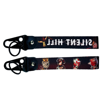 Horror Series 'Silent Hill' Wrist Lanyard Keyring Clip Keychain