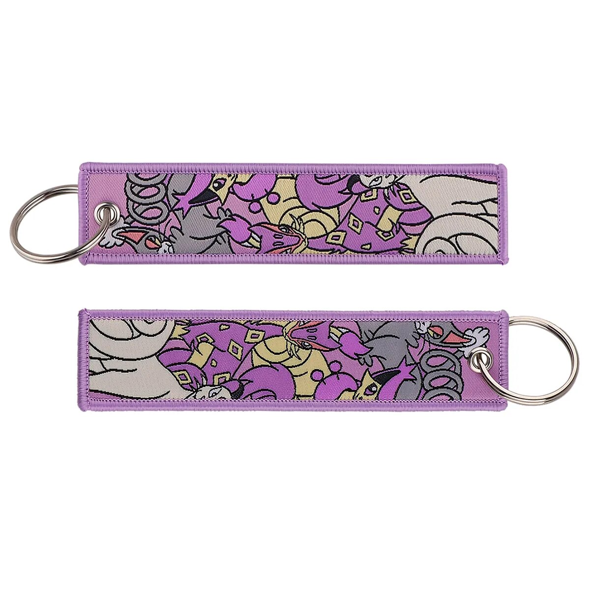 Pokemon 'Cat Types' Embroidered Keychain