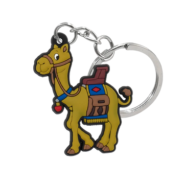 'Camel' Keyring Silicone Keychain