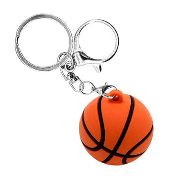 3D 'Basketball | Ball' Keyring Silicone Keychain