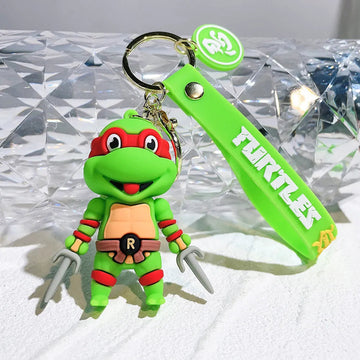 Ninja Turtle 'Raphael' Keyring PVC Keychain