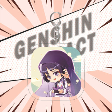 Genshin Impact 'Raiden Shogun' Keyring Resin Keychain