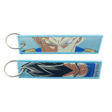 Dragon Ball Z 'Vegeta' Embroidered Keychain