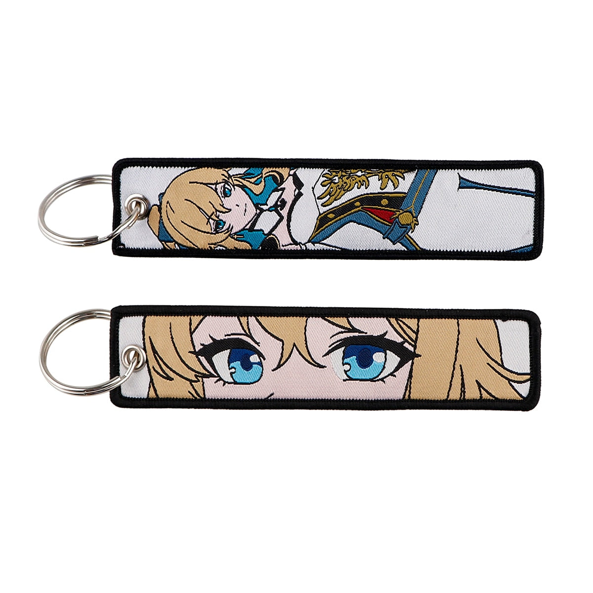 Genshin Impact 'Jean' Embroidered Keychain