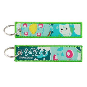 Pokemon 'Bulbasaur' Embroidered Keychain