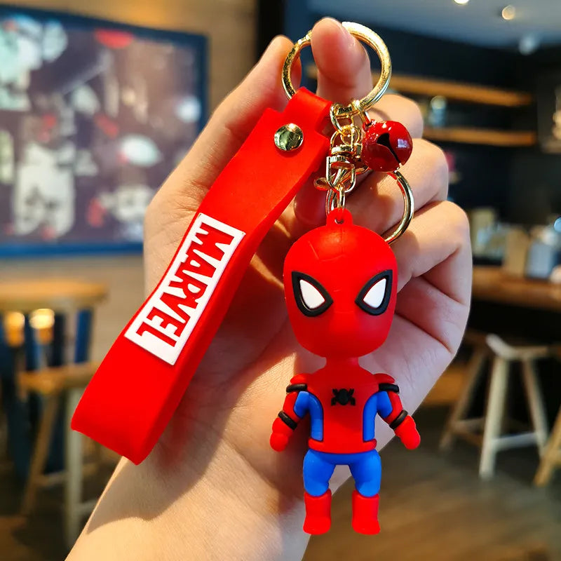 Spiderman 'Muscle Suit' Keyring PVC Keychain