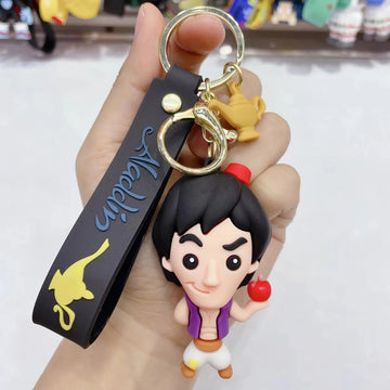 'Aladdin' Keyring Silicone Keychain