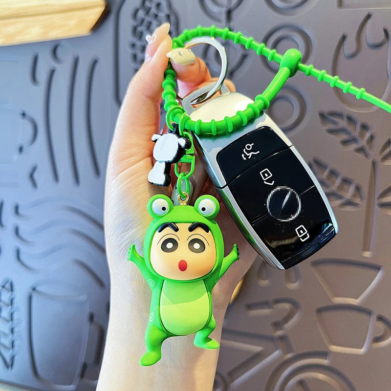 Crayon Shin-chan 'Green Frog' Keyring PVC Keychain