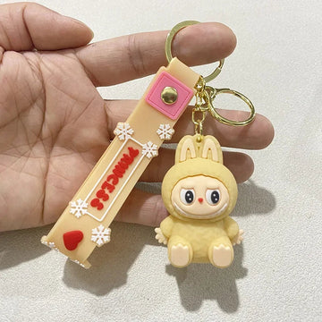 Labubu 'Yellow' Keyring PVC Keychain