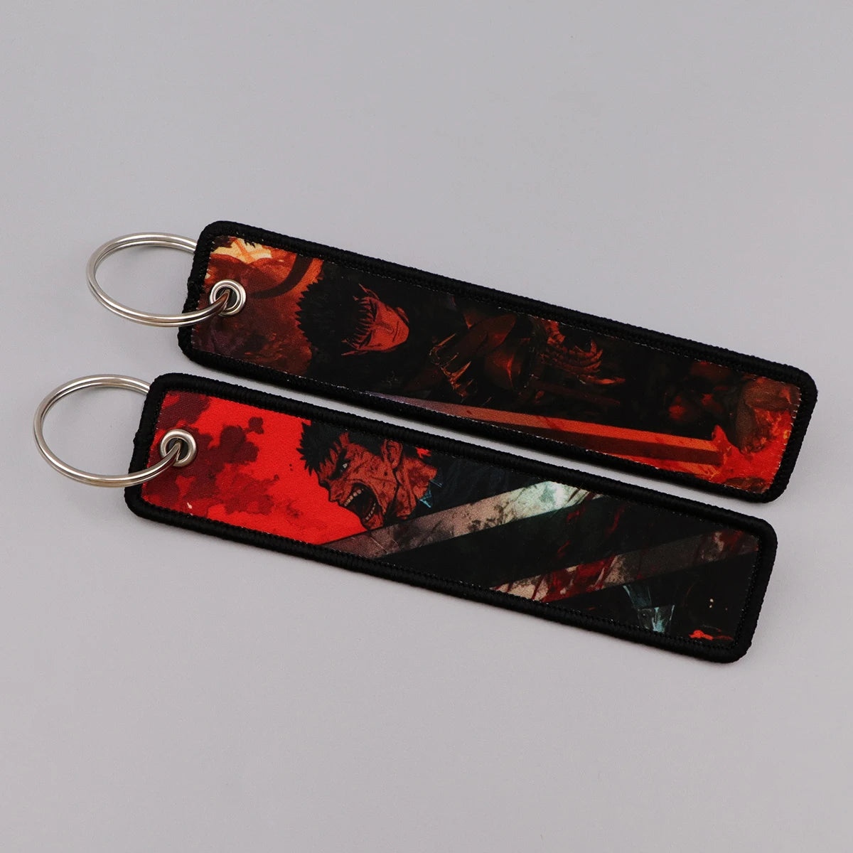 Berserk 'Mercenary Guts' Embroidered Keyring Keychain