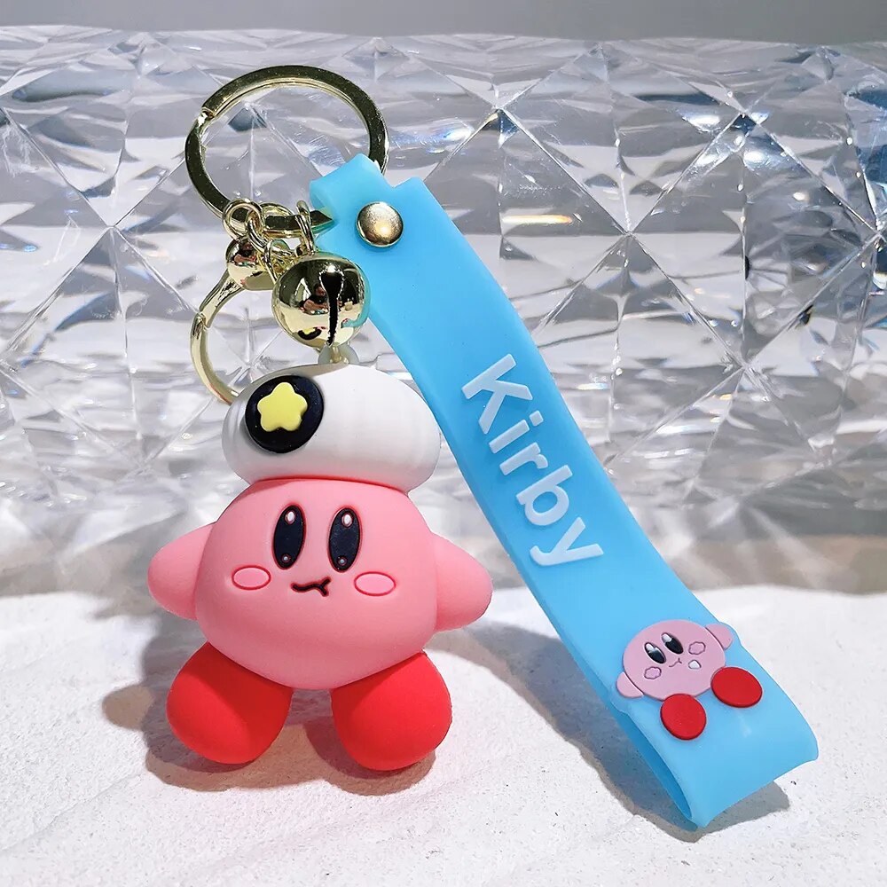 Kirby 'Star Dream' Keyring Silicone Keychain