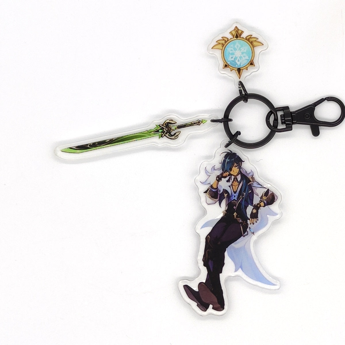 Genshin Impact Eye of God Weapon 'Kaeya' Keyring Acrylic Keychain