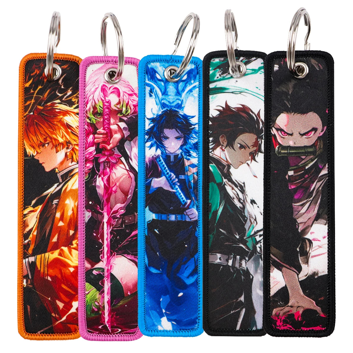 Demon Slayer ’Nezuko' Embroidered Keyring Keychain