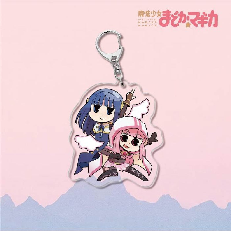 Puella Magi Madoka Magika 'Yachiyo Nanami & Iroha-Chan' Keyring Resin Keychain