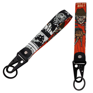 Nightmare on Elm Street 'Freddy Krueger | Dream Big!' Wrist Lanyard Keychain with Keyring Clip