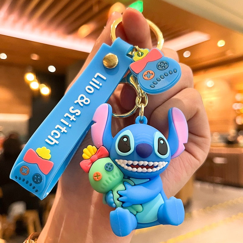Lilo & Stitch 'Stich | Scrump' Keyring Silicone Keychain